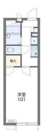 レオパレスメルベーユ泉の物件間取画像